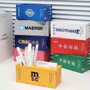 Al por mayor contenedor de envío creativo personalizado modelo portalápices tarjetero para recibir invitados o regalos de bienvenida - Product Image 4