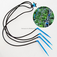 Prix de gros usine Kit de buses d'arrosage goutte à goutte 4 voies coudées/droites avec goutteur PC 8L pour système d'irrigation goutte à goutte
