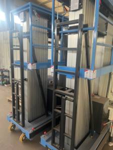 Гидравлический вертикальный подъемник-мачта, портативная рабочая платформа из алюминиевого сплава, подъемная рабочая платформа для высотных работ, продажа - Product Image 4