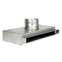 Prix usine HVAC Outils Climatisation Toit Évents Plafond Détachable Fente D'échappement Grille Distribution Plénum boîte pour Conduit AC