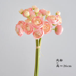 Bouquet de mini lotus en soie de haute qualité, bord grillé, 26 cm, blanc et rose, fleurs de lotus Lulian <span class=keywords><strong>pour</strong></span> <span class=keywords><strong>la</strong></span> décoration de <span class=keywords><strong>la</strong></span> maison - Product Image 6