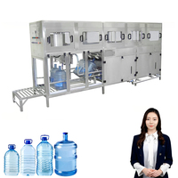 Machine de remplissage d'eau pure de qualité supérieure pour barils, fûts, bidons et seaux de 18,9 litres, 19L, 20L, 20 litres, 5 gallons et 5Gallons