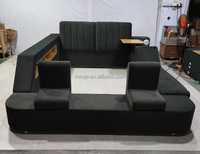 Neues Design Smart Massage Multifunktion sbett Luxus Große Aufbewahrung Leder Tatami Bett Samt Kingsize-Bett Mit USB-Lade lautsprecher