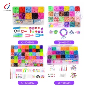 <span class=keywords><strong>Kit</strong></span> de fabrication de bracelets en élastique pour enfants, nouveau design Chengji, <span class=keywords><strong>loom</strong></span> art coloré pour filles, artisanat en tricot, bricolage - Product Image 5