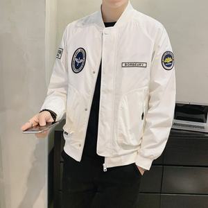 Blouson de baseball brodé, nouveau style printemps-automne, coupe ample, style américain, veste décontractée à lettres, à porter sur des vêtements vintage - Product Image 2