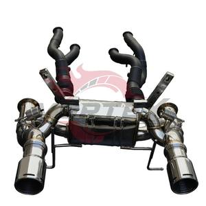 Tubos de Escape de Alto Rendimiento Estilo Vortex de Acero Inoxidable SS304 para Lamborghini Aventador LP700 a SVJ, Sistema de Escape Automotriz - Product Image 1