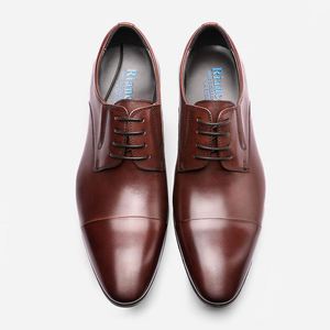 Customized <b>Men</b> Square Toe Handmade Height Increasing Wedding Party Shoe Casual <b>Dress</b> Oxford Office Shoes Anti-Slip Light Weight - Product Image 3