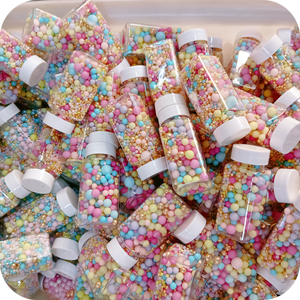100g di granelli d'<span class=keywords><strong>oro</strong></span> commestibili con granelli bianchi mescolati spruzza perline per decorare torte commestibili - Product Image 3