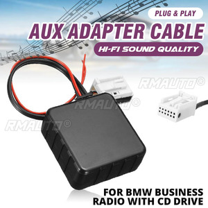 โมดูลบลูทูธ 5.0 สำหรับรถยนต์ 12V สายอะแดปเตอร์เสียง AUX อัพเกรดสำหรับ BMW E60 E63 E65 E66 E81 E82 E87 E70 E90 E91 E92 E93 - Product Image 1