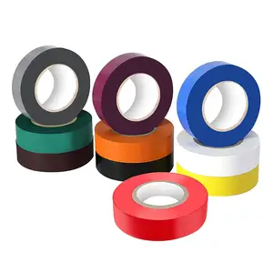 Vlamvertragende Vinyl Elektrische Tape Grote Rol Airconditioning Pijptape Pvc Elektrische Isolatietape