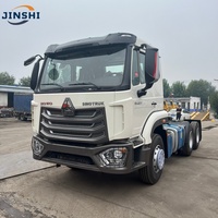 Camion tracteur d'occasion JSZG SINOTRUCK HOWO NX371 6x4 Euro 2 351-450ch Diesel Transmission Manuelle pour Transport Minier