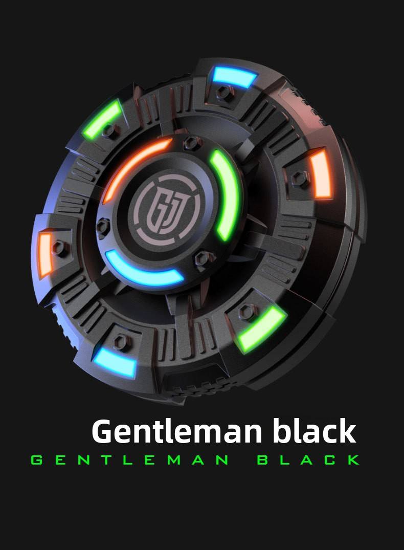 Stress Pressure Anxiety Relief Fidget Spinner Metal Finger Hand Toy Luminous Light 14 Years & up