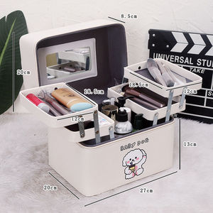 Cute Cartoon <b>Makeup</b> Bag Large Capacity Portable Cosmetic <b>Case</b> For Women Bedroom Storage Box Handbag - Product Image 2