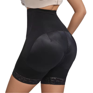 Faja colombiana de compression haut de gamme pour femme, grande taille, effet ventre plat, rehausseur de fesses, avec fermeture à crochets et œillets - Product Image 3