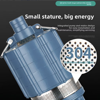 Pompe submersible multi-étages QD haute efficacité pour puits profond, pompe de levage d'eau OEM pour irrigation agricole 3HP
