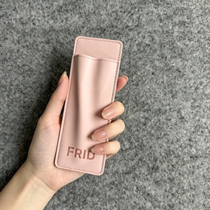 Estuche para Delineadores de Labios Rosa, Bolsa Porta Delineadores con Espejo, Estuche Cosmético para Lápiz de Cejas y Labios con Espejo - Product Image 3