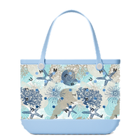 Sac de plage en EVA avec impression de logo personnalisé, sac fourre-tout en caoutchouc imperméable avec trous, grande capacité, sac de voyage, sac de piscine, sac de shopping