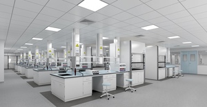 Banco da Laboratorio Sterile in Acciaio Inossidabile per Scuole di Medicina e Ricerca Vaccinale - Piano di Lavoro per Laboratorio Biologico, Arredamento da Laboratorio di Grado Ospedaliero - Product Image 6