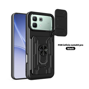 Étui de protection pour téléphone Infinix <span class=keywords><strong>Note</strong></span> 60 Ultra avec fenêtre coulissante, support magnétique pour voiture et protection d'objectif, par Lichicase - Product Image 4