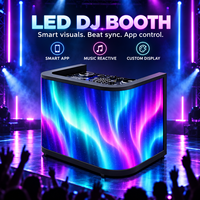 Écran LED P2.5 pliable pour cabine DJ de mariage, panneau de façade pour scène d'événement, comptoir de bar, location, fête