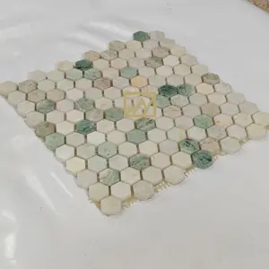 KINGS-WING Ming Green Mosaic Tile