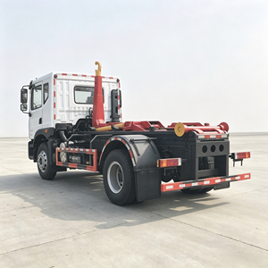 Camion benne à benne basculante Dongfeng Huashen T5, directement de l'usine, 4x2, avec bras de levage hydraulique pour déchets et débris de construction - Product Image 5