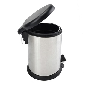 Household Cleaning <strong>Brush</strong> <strong>and</strong> Pedal <strong>Bin</strong> <strong>Set</strong> Stainless Steel <strong>Toilet</strong> <strong>Brush</strong> Holder Step <strong>Bin</strong> <strong>Set</strong> with Plastic Lid <strong>and</strong> Handle - Product Image 3