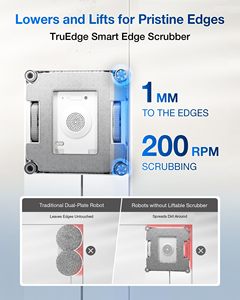 Robot nettoyeur de vitres automatique ECOVACS WINBOT W2S OMNI, pulvérisation ultrasonique et sécurité en 3 étapes pour la maison, le bureau et l'hôtel - Product Image 3