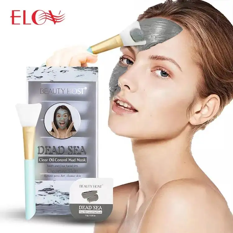 In Stock Wholesale Custom Colorful mud mask OEM/ODM 100% Natural Mineral Dead Sea Mud Mask Blackhead Remover for Face & Body
