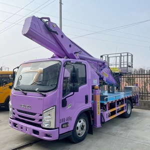Camión con Plataforma de Trabajo Aéreo ISUZU de 23m, Vehículo Elevador de Cesta para Alta Altura, Camión con Cesta Telescópica para Mantenimiento de Infraestructuras - Product Image 2
