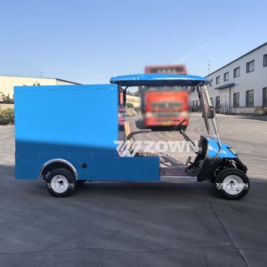 Carro de Carga Eléctrico ZOWN con Certificación CE, 3-4 Asientos, Velocidad Máxima de 30-50 km/h, Alcance de 90 km, Estructura de Acero, Color Azul - Product Image 4