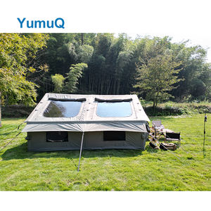 Carpa inflable grande para acampar al aire libre Kawagebo Kamp (KK) <span class=keywords><strong>de</strong></span> 13' x 10' con claraboya - Product Image 3