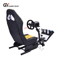 Siège de simulateur de course GY035 compatible avec les volants Logitech G25 G27 G29 G920 Thrustmaster