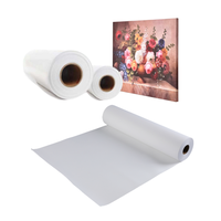 Rouleau de toile en polycoton grand format pour impression jet d'encre à encre UV, latex et éco-solvant, prêt pour imprimante Mimaki