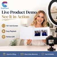 Superlieur - Présentation d'entreprise de luxe - Écran IPS HD 10,1 pouces - Lecture automatique - Impression personnalisée - CE RoHS - Dossier numérique LCD - Brochure vidéo