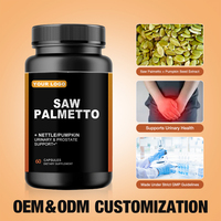 Capsules de Saw Palmetto OEM avec extrait de graine de citrouille pour soutenir la santé urinaire et de la prostate masculine