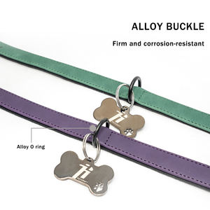<span class=keywords><strong>Collar</strong></span> de perro personalizado OEM hueso de cuero cómodo elástico <span class=keywords><strong>Collar</strong></span> de gato conjunto de correa <span class=keywords><strong>Collar</strong></span> de perro de alta calidad - Product Image 6