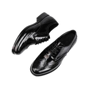 Chaussures habillées en cuir véritable, chaussures Oxford pour mariage, chaussures habillées pour hommes, chaussures décontractées pour hommes - Product Image 5