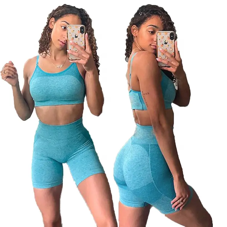 Women Gym Suit 2 PCS Sports Wear Fitness Workout Clothing Fitness yoga wear yoga leggings sportswear girls