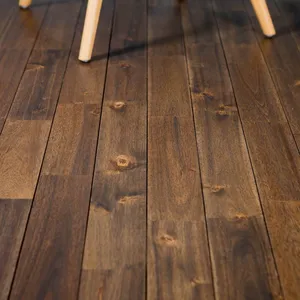 Nouveau style de conception Unique Brun Français Romantique Acacia pour Big Leaf Pas Cher prix Plancher de bois franc