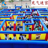 Labyrinthe gonflable sur mesure en PVC de haute qualité pour adultes et enfants