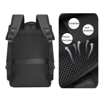 Marksman-Bolso escolar para hombre, mochila de viaje antirrobo con usb, a la moda, barata y promocional