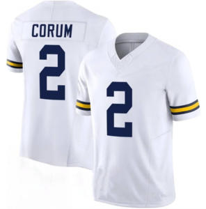 2024 Grosir Michigan College <span class=keywords><strong>2</strong></span> Blake Corum 9 J.J. McCarthy F.U.S.E. Kaos Jersey Sepak Bola Jahitan Navy Edisi Terbatas - Product Image 3