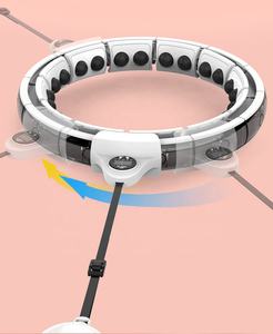 KWO equipo de gimnasio contador Rosa ajustable Metal acero ejercicio desmontable Fitness ponderado terapia magnética inteligente adulto aros <span class=keywords><strong>Hula</strong></span> - Product Image 5