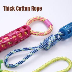 Popüler TPR Molar köpek çiğnemek oyuncak çevre dostu sevimli interaktif römorkör-of-War Bite dayanıklı diş temizleme halkası Pet için altın - Product Image 3