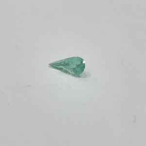Pierre précieuse naturelle rare en tourmaline Paraiba, taille goutte d'eau, transparente, minérale, pour la fabrication de bijoux fins - Product Image 3