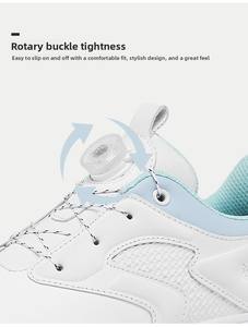 Professionnel hommes femmes sans pointes Pro dentelle Style <span class=keywords><strong>chaussures</strong></span> <span class=keywords><strong>de</strong></span> <span class=keywords><strong>Golf</strong></span> respirant PU doux baskets hiver maille cuir caoutchouc Sneaker - Product Image 4