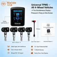 Kit de Sensores TPMS para Flotas Comerciales, Pantalla Adhesiva, Alerta por Voz, IP67 para Operadores de Flotas de Camiones y Furgonetas, Venta al por Mayor OEM
