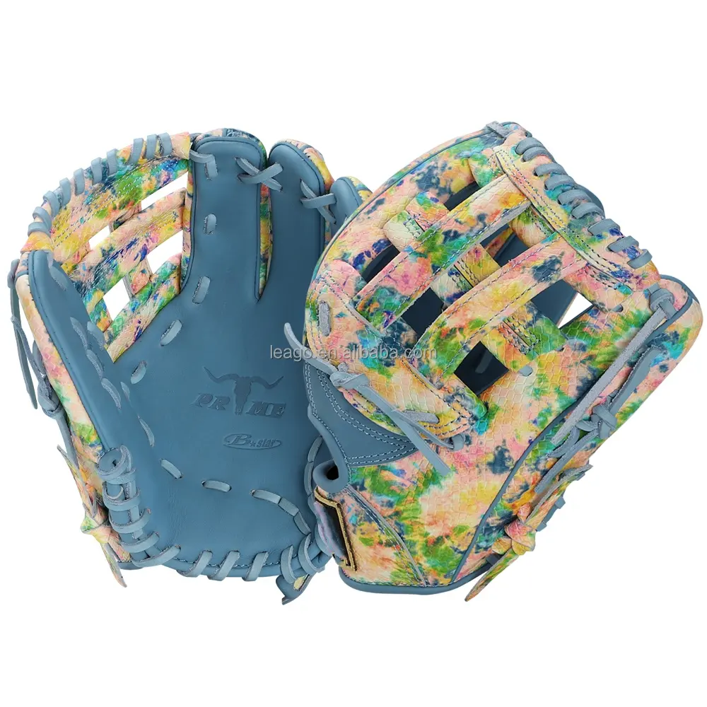 高品質の野球用手袋11.5インチのプロの革製野球用手袋