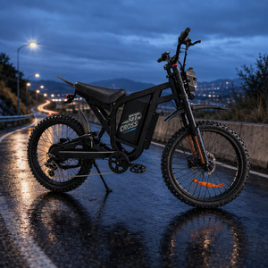 Bicicleta eléctrica GT Cross de 24 pulgadas, motocicleta todoterreno de largo alcance, suspensión dual eléctrica, freno de disco hidráulico, bicicleta eléctrica de 7 velocidades para terrenos difíciles. - Product Image 2